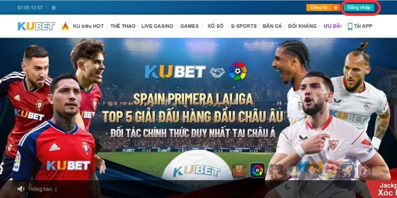 Kubet đăng nhập